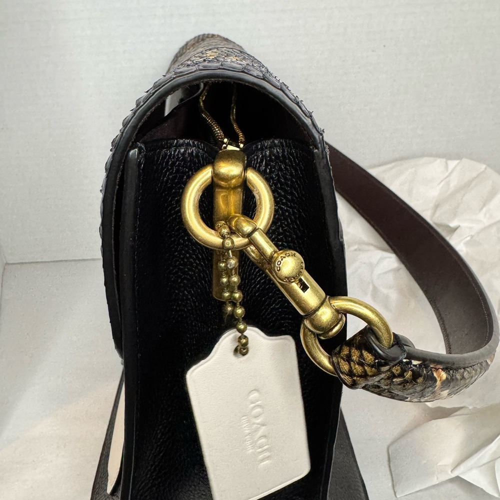 Coach Tabby Shoulder Bag In Snakeski - Picture 16 of 17
